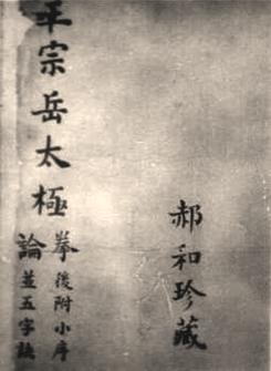 Li-Familie Exemplar vom Taichi Manual